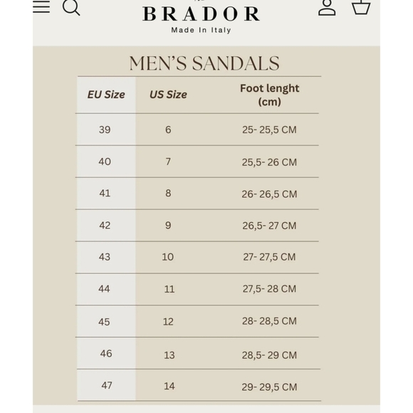 BRADOR  Walk TDM Slide Leather Sandals size 42 or US 9 Made In Italy - Picture 16 of 16